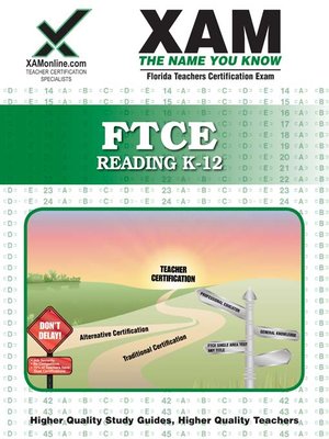 cover image of FTCE Reading  K-12